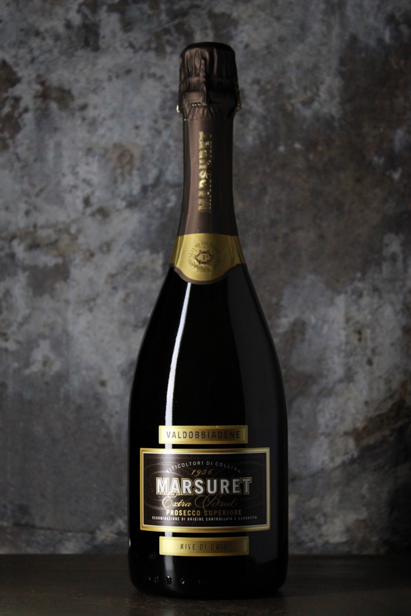 Rive di Guia extra brut Valdobbiadene Prosecco superiore DOCG | 2022 | Az.  Ag. Marsuret | 75cl | Schaumwein