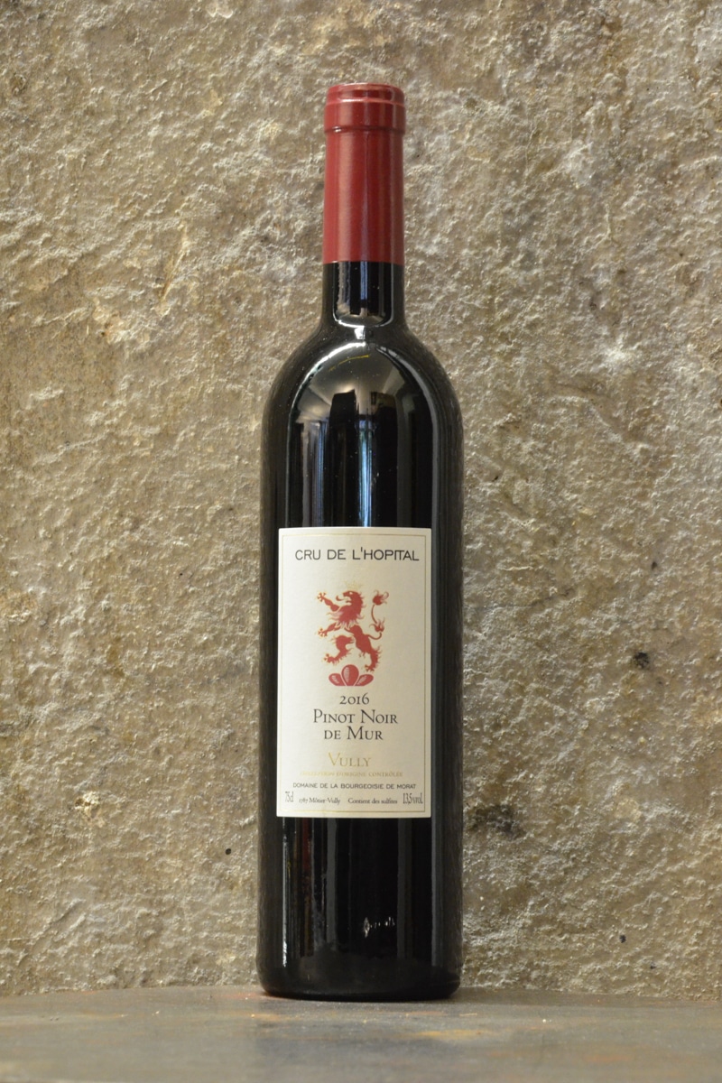 Pinot noir de Mur Vully AOC | 2022 | Cru de l’Hôpital | 75cl | vin rouge