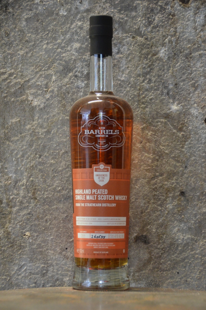 Strathearn Distillery Cask N°086 4 years old  Highlands | 2014 | A Few Barrels Company | 70cl | spiritueux