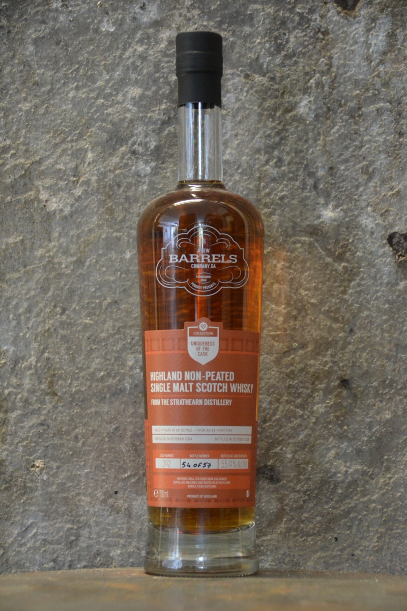 Strathearn Distillery Cask N°092 4 years old Highlands | 2014 | A Few Barrels Company | 70cl | spiritueux