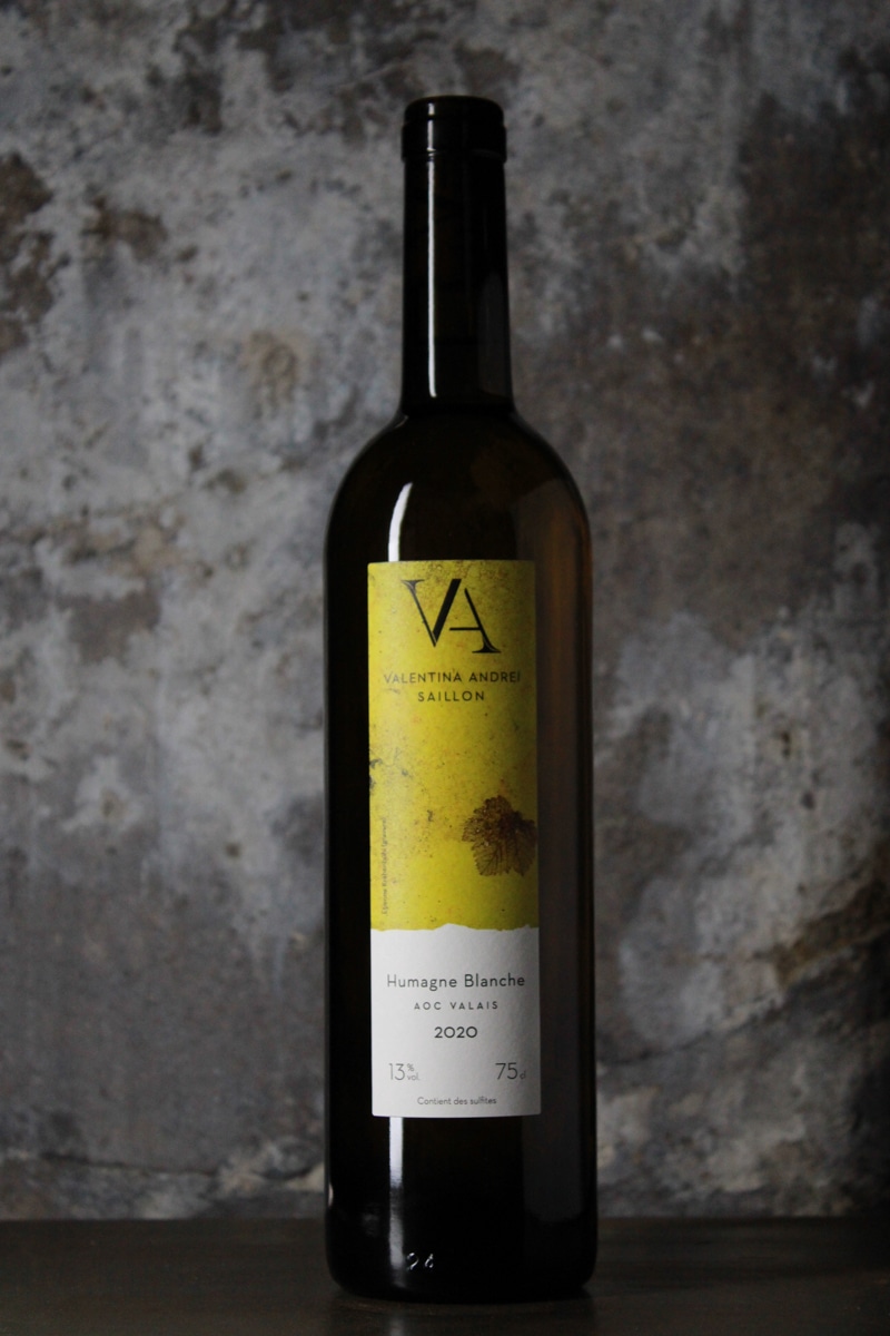 Humagne Blanche Valais AOC | 2022 | Cave Valentina Andrei | 75cl | vin blanc