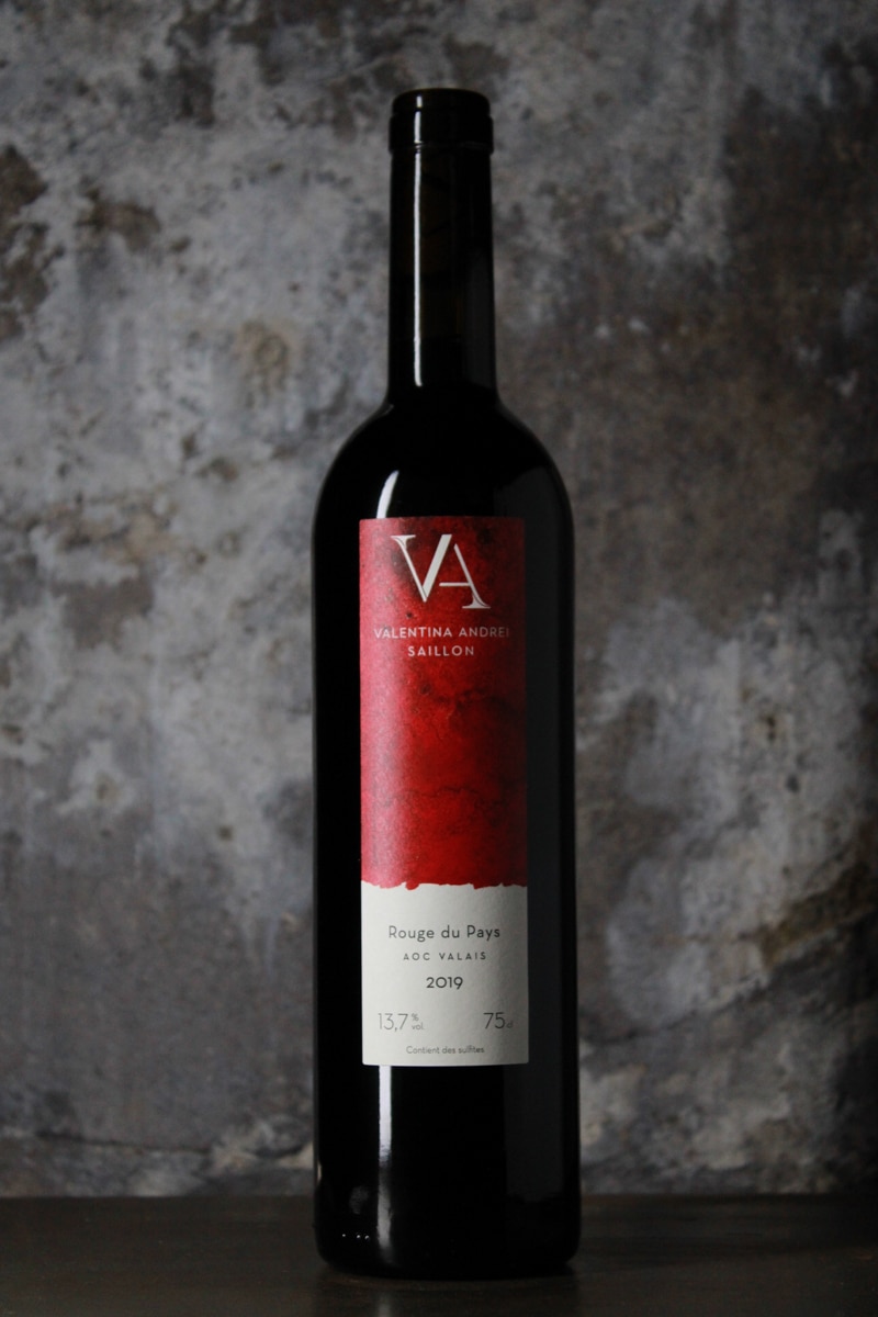 Rouge du Pays „Cornalin“ Valais AOC | 2020 | Valentina Andrei | 75cl | vin rouge