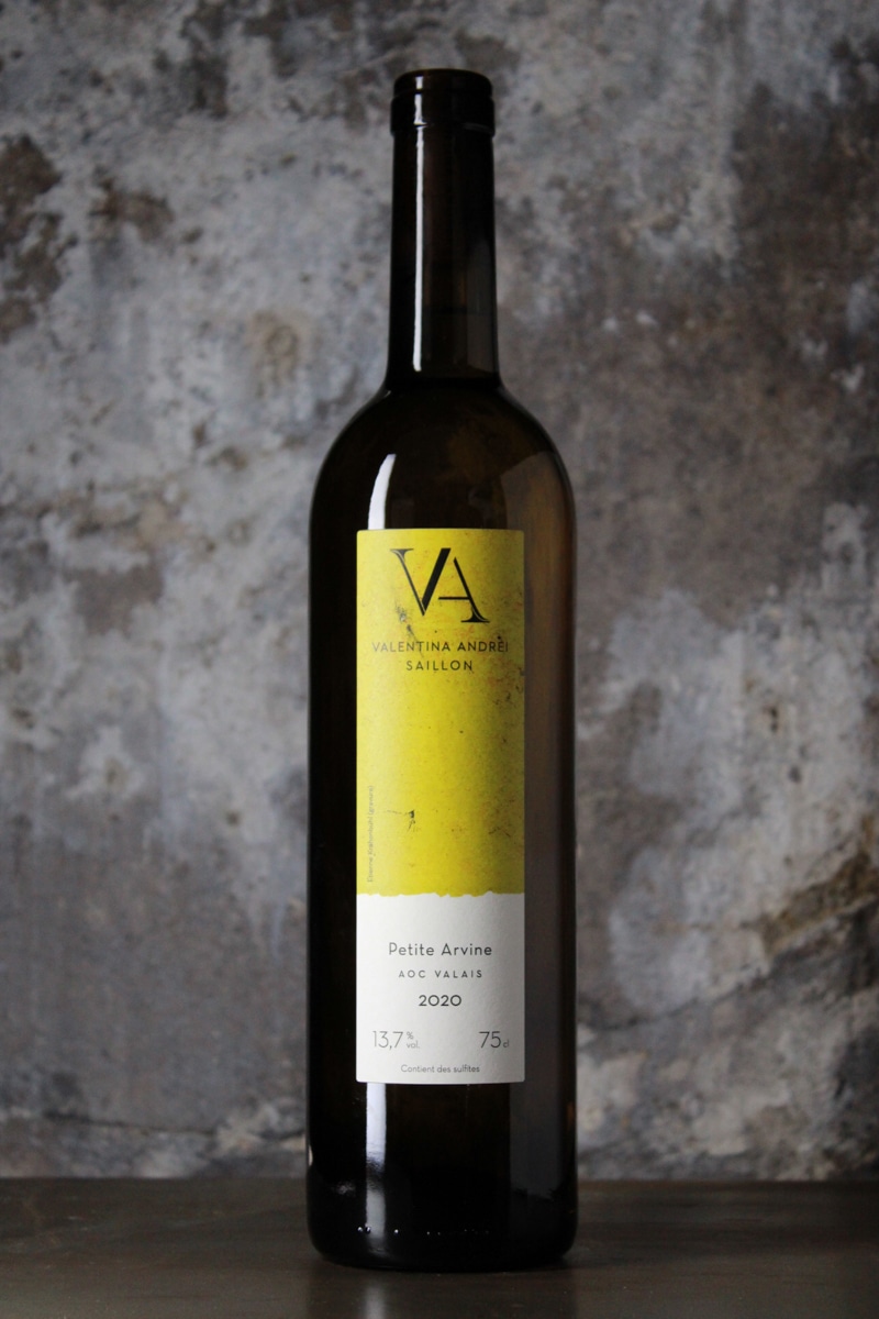 Petite Arvine Valais AOC | 2022 | Cave Valentina Andrei | 75cl | vin blanc
